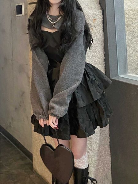 autumn black strap dres korean fashion patchwork elegant slim mini dress bow designer casual party 2022 230808, White;black
autumn black strap dres korean fashion patchwork elegant slim mini dress bow designer casual party 2022 230808, White;black