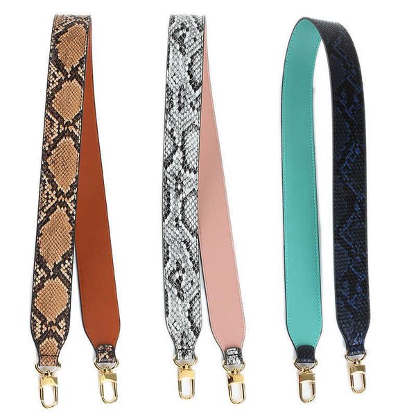 women's bag shoulder strap accessories replacement versatile wide shoulder strap shoulder cowhide can paired snake pattern new style 23, Black
women's bag shoulder strap accessories replacement versatile wide shoulder strap shoulder cowhide can paired snake pattern new style 23, Black