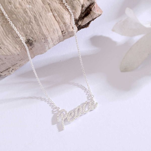 designer's tiffay di jia necklace boutique jewelry valentine's day gift letter pendant advanced design sense temperament k1di, Black
designer's tiffay di jia necklace boutique jewelry valentine's day gift letter pendant advanced design sense temperament k1di, Black