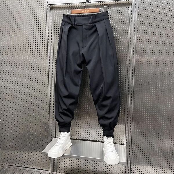 men's pants autumn winter harajuku with martin boots trousers men loose korean casual homme western harem clothing 230817, Black
men's pants autumn winter harajuku with martin boots trousers men loose korean casual homme western harem clothing 230817, Black