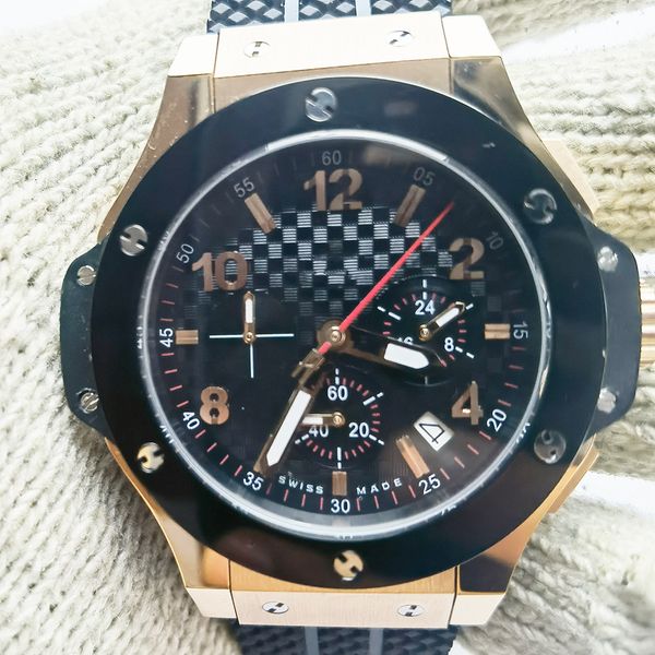 ceramic circle watch for men titanium rose gold automatic machine big bang341. pb black dial 41mm rubber watch with steel pin buckle, Slivery;brown
ceramic circle watch for men titanium rose gold automatic machine big bang341. pb black dial 41mm rubber watch with steel pin buckle, Slivery;brown