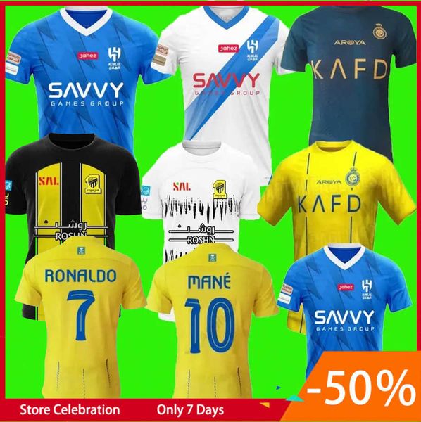 23/24 al nassr fc ronaldo soccer jerseys men kids kital hilal saudi cr7 football shiirt benzema neymar jr fans player version jersey 2023 sa, White;black
23/24 al nassr fc ronaldo soccer jerseys men kids kital hilal saudi cr7 football shiirt benzema neymar jr fans player version jersey 2023 sa, White;black