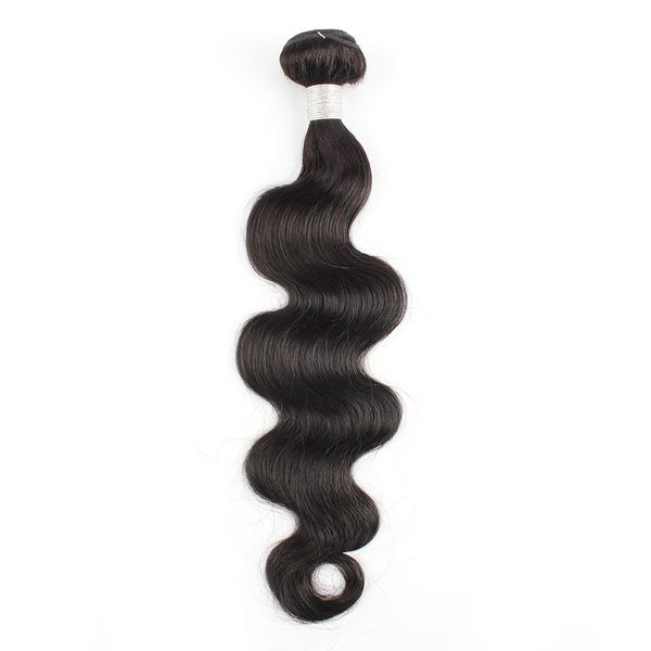 1 pc/lot remy indian human hair bundles 90g/pc natural color double weft body wave hair extension, Black
1 pc/lot remy indian human hair bundles 90g/pc natural color double weft body wave hair extension, Black