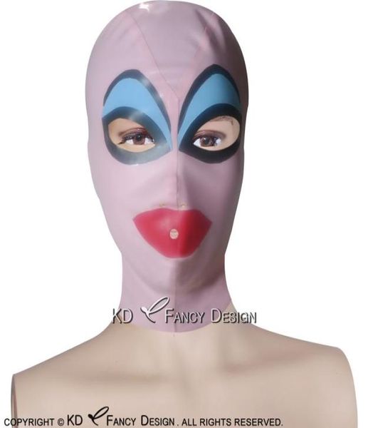 pink and blue red black costume accessories latex hood with fake eyebrows zipper open eyes mouth nose rubber mask plus size 07272963, Silver
pink and blue red black costume accessories latex hood with fake eyebrows zipper open eyes mouth nose rubber mask plus size 07272963, Silver