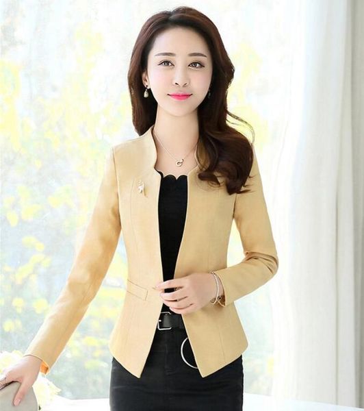 women jackets women coat spring autumn female fashion small suit pure color long sleeve womens and coats femme clothes single butt5184434, Black;brown
women jackets women coat spring autumn female fashion small suit pure color long sleeve womens and coats femme clothes single butt5184434, Black;brown