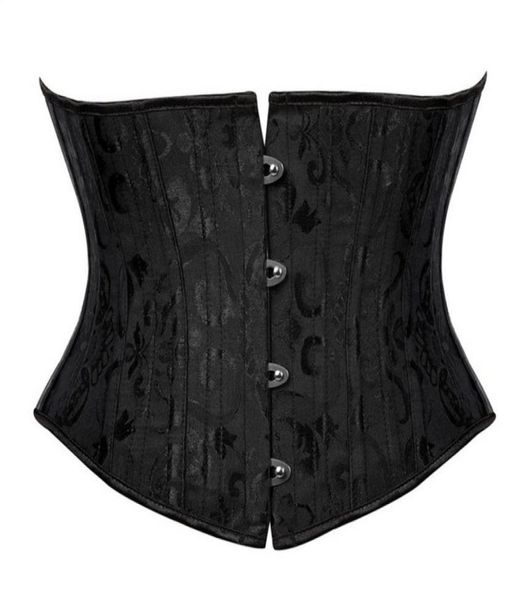 short torso 24 steel boned corset waist trainer body shaper brocade jaquard underbust corset women slimming belt black white xs3x5012951
short torso 24 steel boned corset waist trainer body shaper brocade jaquard underbust corset women slimming belt black white xs3x5012951