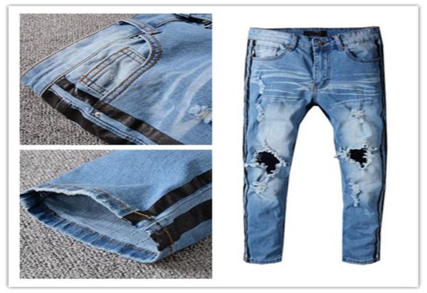summer thin jeans designer black stripe pants slimleg motorcycle biker denim men hole fashion design hip hop mens jean s qual6031657, Blue
summer thin jeans designer black stripe pants slimleg motorcycle biker denim men hole fashion design hip hop mens jean s qual6031657, Blue