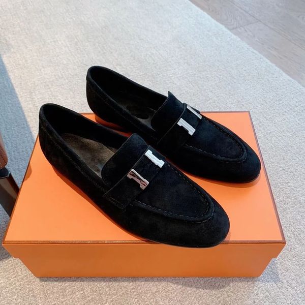 luxury women casual oxfords dress shoes loafers genuine leather cow suede sliverhbuckle driver flat suede with buckle handmade shoes low fla, Black
luxury women casual oxfords dress shoes loafers genuine leather cow suede sliverhbuckle driver flat suede with buckle handmade shoes low fla, Black