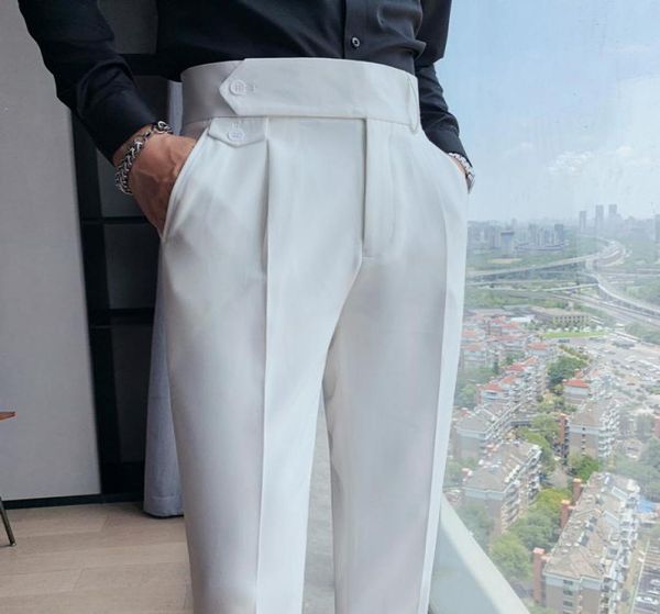 k008 british style autumn new solid business casual suit pants men clothing simple all match formal wear office trousers straight 6889681, Black
k008 british style autumn new solid business casual suit pants men clothing simple all match formal wear office trousers straight 6889681, Black