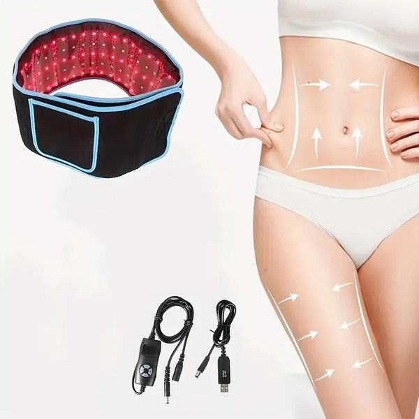 red and infrared led light care belt for muscle relaxation, inflammation, waist reduction, and puffiness relief - heat pad for men and women
red and infrared led light care belt for muscle relaxation, inflammation, waist reduction, and puffiness relief - heat pad for men and women