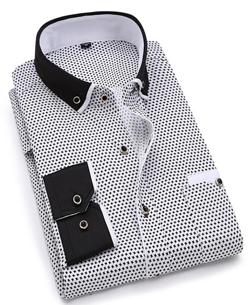 ebaihui men fashion casual long sleeved printed shirt slim fit male social business dress shirt brand men clothing soft comfortab4645560, White;black
ebaihui men fashion casual long sleeved printed shirt slim fit male social business dress shirt brand men clothing soft comfortab4645560, White;black
