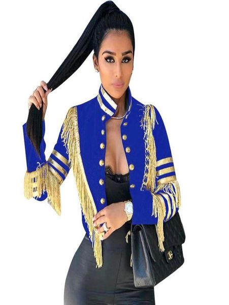arrival fashion casual gold stripe tassels jacket women slim short coat outwear fall and spring clothing plus size 3xl women0396046348, Black;brown
arrival fashion casual gold stripe tassels jacket women slim short coat outwear fall and spring clothing plus size 3xl women0396046348, Black;brown