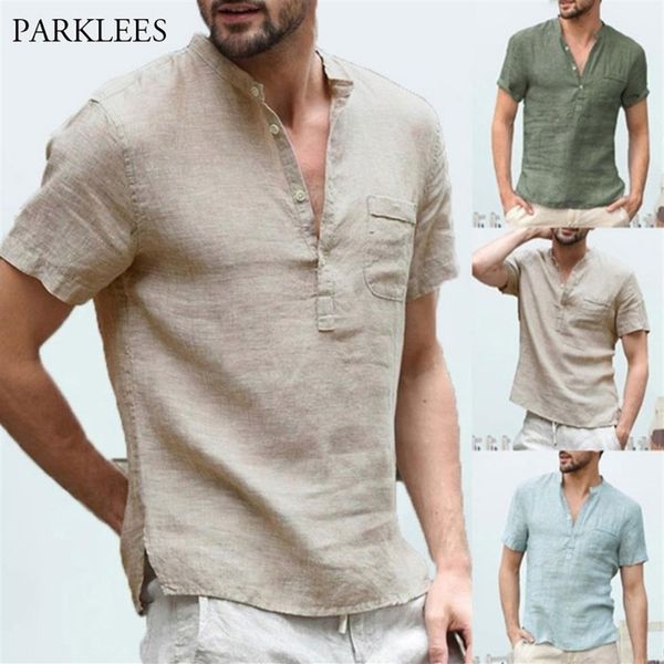 linen shirts men 2020 summer short sleeve henley shirt chemise homme loose button shirt breathable solid male shirts with pocket173w, White;black
linen shirts men 2020 summer short sleeve henley shirt chemise homme loose button shirt breathable solid male shirts with pocket173w, White;black
