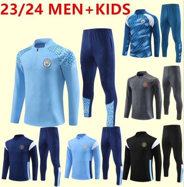 23 24 tracksuit men kids 22 23 long sleeve man city training suit sportswear football survatment foot chandal, Black
23 24 tracksuit men kids 22 23 long sleeve man city training suit sportswear football survatment foot chandal, Black