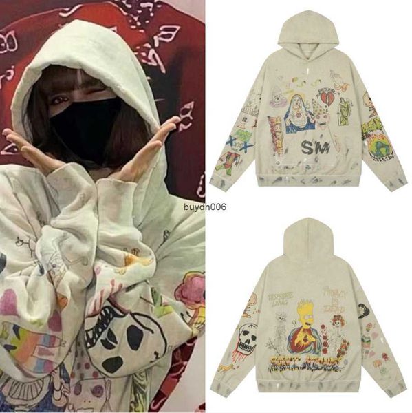 women's hoodies sweatshirts correct version saint michael couple simpson hand painted graffiti ins plush loose sweater winter 63iy, Black
women's hoodies sweatshirts correct version saint michael couple simpson hand painted graffiti ins plush loose sweater winter 63iy, Black