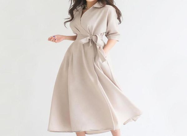 casual dresses elegant dress women solid turn down collar onepiece korean female clothes summer 2022 office lady work9842921, Black;gray
casual dresses elegant dress women solid turn down collar onepiece korean female clothes summer 2022 office lady work9842921, Black;gray
