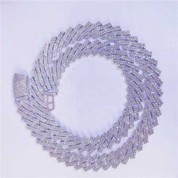 2 row 14mm width hip hop jewelry silver gold plated necklace vvs moissanite diamond cuban link chain for men
2 row 14mm width hip hop jewelry silver gold plated necklace vvs moissanite diamond cuban link chain for men