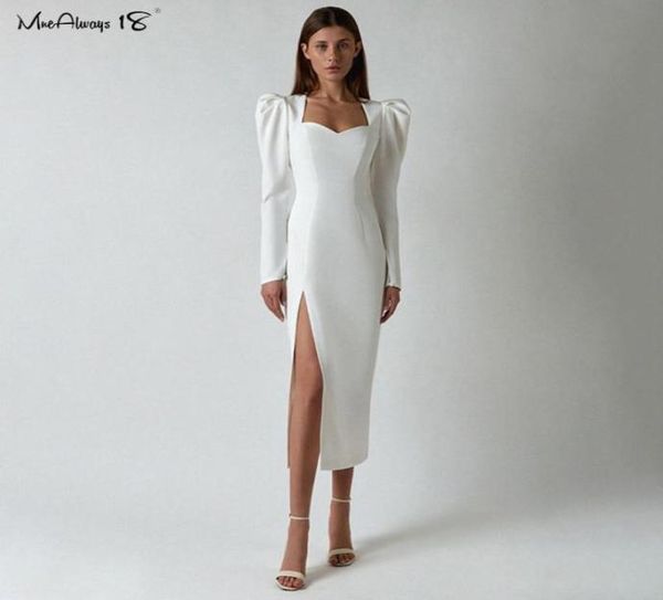 casual dresses elegant bodycon midi dress women white high split puff sleeve autumn winter evening party ladies8364166, Black;gray
casual dresses elegant bodycon midi dress women white high split puff sleeve autumn winter evening party ladies8364166, Black;gray