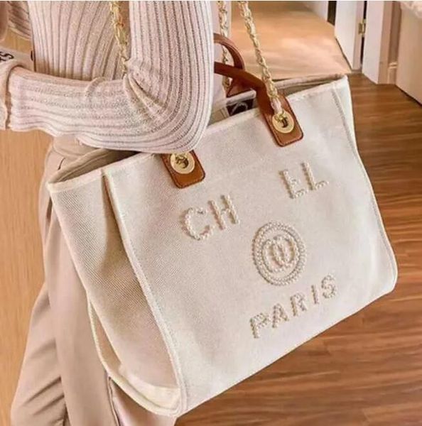 2023 new designer shopping bags handbags pearl beach bag canvas portable high-capacity fashion trend women bag ch08020
2023 new designer shopping bags handbags pearl beach bag canvas portable high-capacity fashion trend women bag ch08020