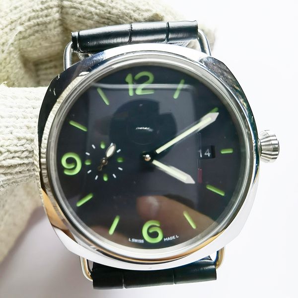 retro men's watch automatic mechanical outdoor sports watch radium demille series 00388 luminous time standard 45mm steel case buckle a, Slivery;brown
retro men's watch automatic mechanical outdoor sports watch radium demille series 00388 luminous time standard 45mm steel case buckle a, Slivery;brown