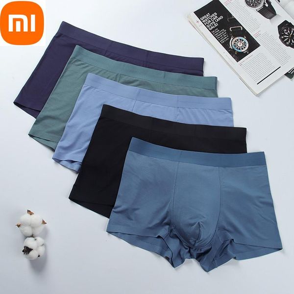 jeans 5pcs/set xiaomi mijia graphene men underwear panty man boxer shorts aaa antibacterial ice silk panties men's breather underpants, Blue
jeans 5pcs/set xiaomi mijia graphene men underwear panty man boxer shorts aaa antibacterial ice silk panties men's breather underpants, Blue