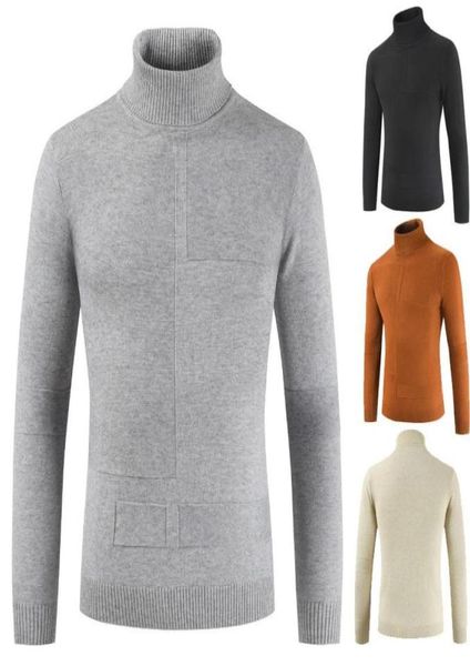 men039s sweaters 2021 autumn winter men sweater turtleneck solid color casual slim fit brand knitted pullovers9170496, White;black
men039s sweaters 2021 autumn winter men sweater turtleneck solid color casual slim fit brand knitted pullovers9170496, White;black