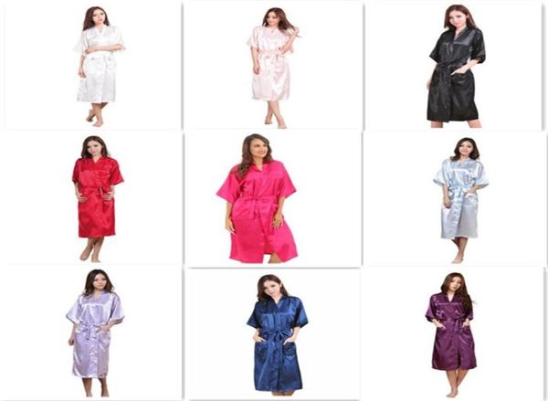 9 colors fashion women039s solid silk kimono robe for bridesmaids wedding party night gown pajamas m0115479650, Black;red
9 colors fashion women039s solid silk kimono robe for bridesmaids wedding party night gown pajamas m0115479650, Black;red