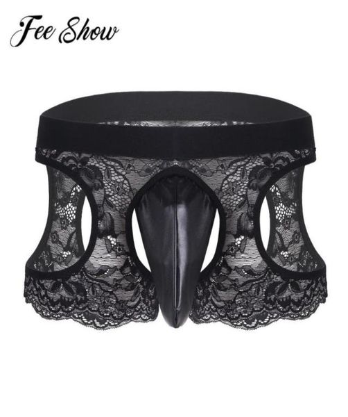 black sissy men lingerie lace hollow out low waistline crotchless open butt boxer underwear homme bulge pouch panties6655193, Black;white
black sissy men lingerie lace hollow out low waistline crotchless open butt boxer underwear homme bulge pouch panties6655193, Black;white