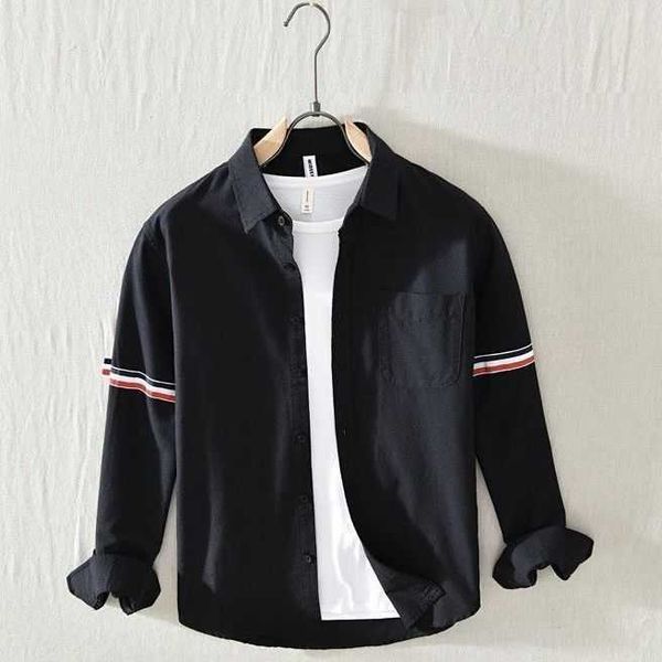network celebrity men and women's shirt college style day series woven casual versatile outerwear long sleeved couple, Black;brown
network celebrity men and women's shirt college style day series woven casual versatile outerwear long sleeved couple, Black;brown