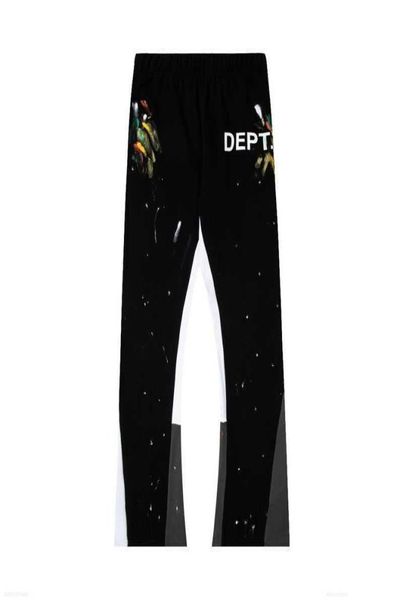 men's pants ies dept designer sweatpants sports 7216b painted flare sweat pant hand-painted speckled patchwork drawstring men and y8ba9, Black
men's pants ies dept designer sweatpants sports 7216b painted flare sweat pant hand-painted speckled patchwork drawstring men and y8ba9, Black