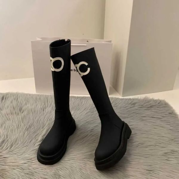 designer winter boots women heel thick sole ankle boots brand rubber boots with original, Black
designer winter boots women heel thick sole ankle boots brand rubber boots with original, Black
