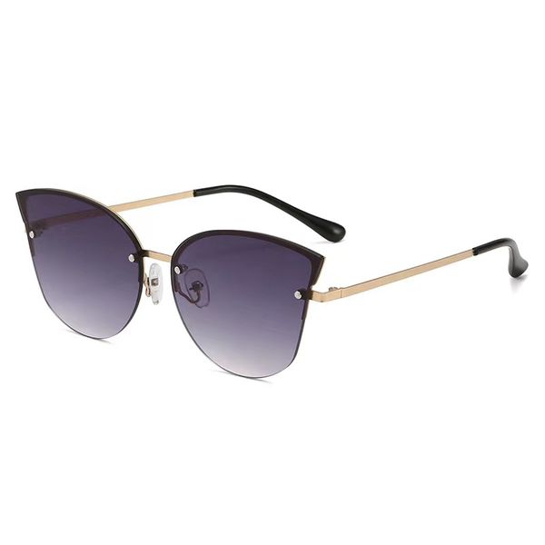 fashion new metal half frame butterfly frame for men and women personalized trend sunglasses, White;black
fashion new metal half frame butterfly frame for men and women personalized trend sunglasses, White;black