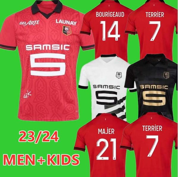 4xl 23/24 stade rennais soccer jerseys rennes 2023 2024 fans palyer version sulemana bourigeaud terrier doku laborde santamaria men kids kit, Black;yellow
4xl 23/24 stade rennais soccer jerseys rennes 2023 2024 fans palyer version sulemana bourigeaud terrier doku laborde santamaria men kids kit, Black;yellow