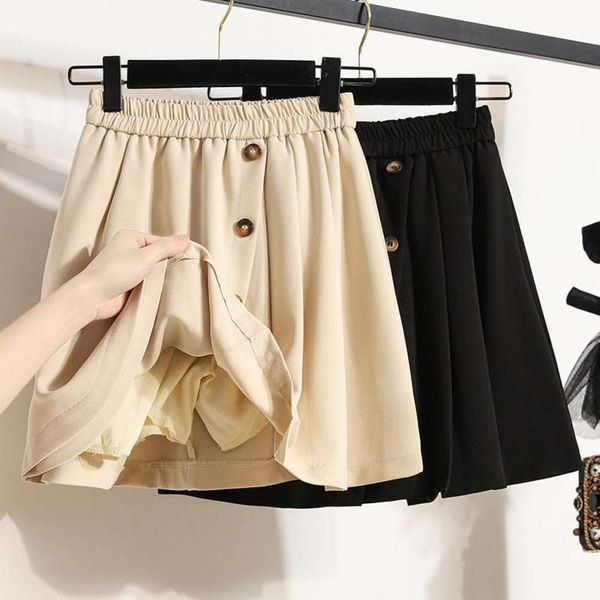 pleated skirt for women summer large size fat mma word slim short suit big swing anti revealing pants, Black
pleated skirt for women summer large size fat mma word slim short suit big swing anti revealing pants, Black