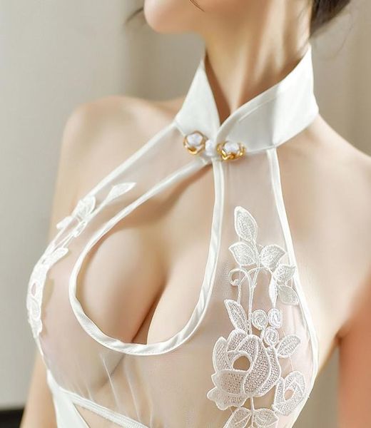 jacquard mesh see through chinese split mini dresses qipao traditional cheongsam babydoll lingerie party nightclub uniforms y9735087, White;black
jacquard mesh see through chinese split mini dresses qipao traditional cheongsam babydoll lingerie party nightclub uniforms y9735087, White;black