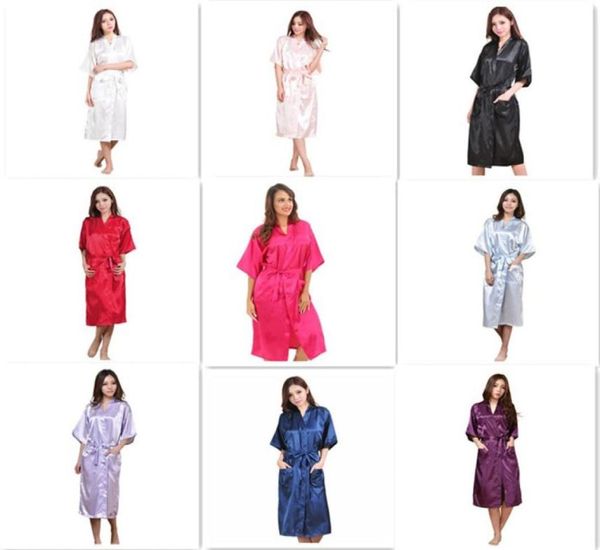 9 colors fashion women039s solid silk kimono robe for bridesmaids wedding party night gown pajamas m0119290351, Black;red
9 colors fashion women039s solid silk kimono robe for bridesmaids wedding party night gown pajamas m0119290351, Black;red