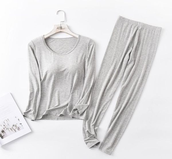 sanderala autumn winter modal pajamas sets women padded long sleeve oneck tshirt all match tee long johns brat homewear y200421558449, Black;red
sanderala autumn winter modal pajamas sets women padded long sleeve oneck tshirt all match tee long johns brat homewear y200421558449, Black;red