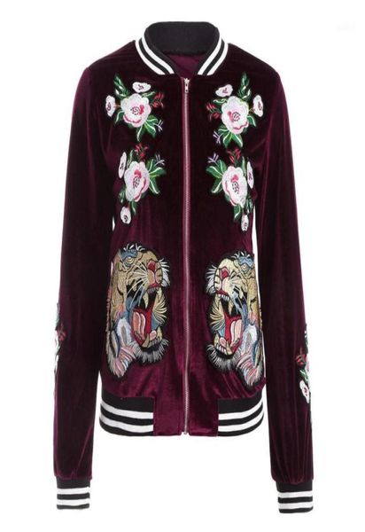 whole fashion women slim velvet jacket bomber embroidered tiger casaco feminino120633147560105, Black;brown
whole fashion women slim velvet jacket bomber embroidered tiger casaco feminino120633147560105, Black;brown