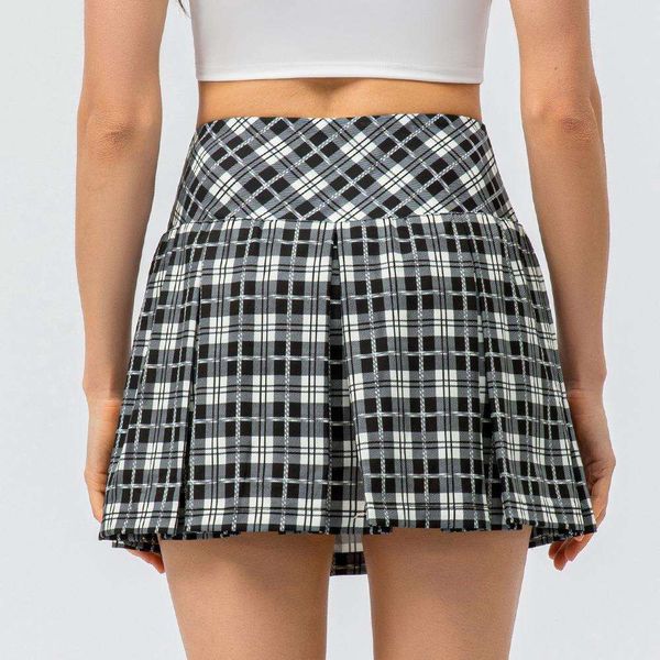 item title skirts spring and summer womens plaid sports short skirt pleated running dance anti revealing yoga, Black
item title skirts spring and summer womens plaid sports short skirt pleated running dance anti revealing yoga, Black