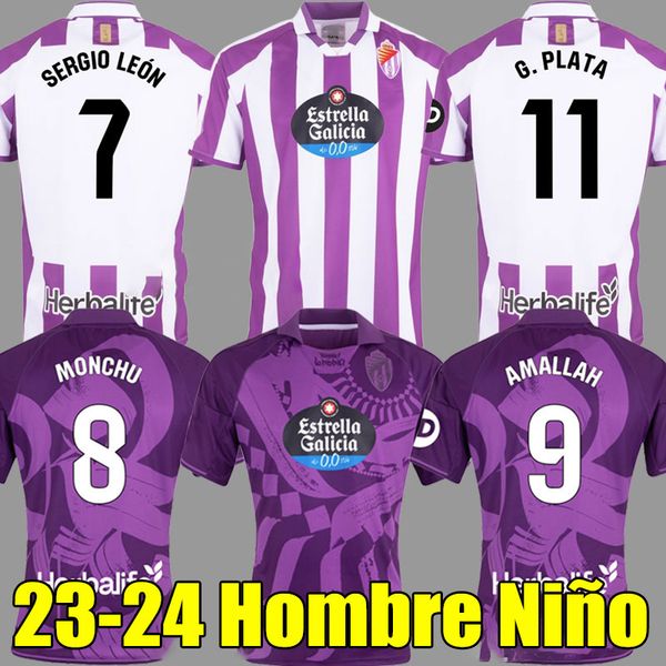 23 24 real valladolid soccer jersey amallah club sad camisetas de futbol kit kids equipment g. plata 2023 2024 football shirts monchu man ki, Black;yellow
23 24 real valladolid soccer jersey amallah club sad camisetas de futbol kit kids equipment g. plata 2023 2024 football shirts monchu man ki, Black;yellow