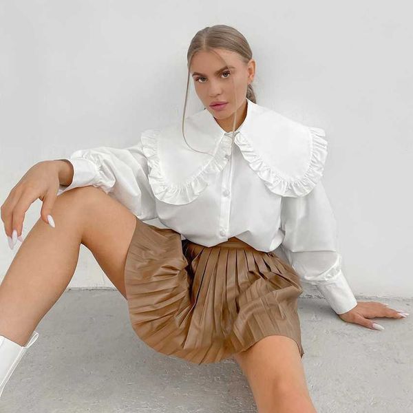 doll women temperament collar sweet white cotton shirt spring autumn shirt flared long sleeves shirt small fresh loose
doll women temperament collar sweet white cotton shirt spring autumn shirt flared long sleeves shirt small fresh loose