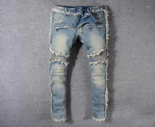 men039s jeans vintage washed denim fringe biker for moto fashion slim fit straight patchwork pants big and tall trousers1731647, Blue
men039s jeans vintage washed denim fringe biker for moto fashion slim fit straight patchwork pants big and tall trousers1731647, Blue