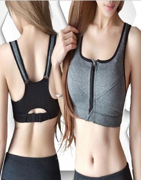 antishock highstrength sports bra no steel ring zipper underwear running fitness vest yoga1702796, Black;white
antishock highstrength sports bra no steel ring zipper underwear running fitness vest yoga1702796, Black;white