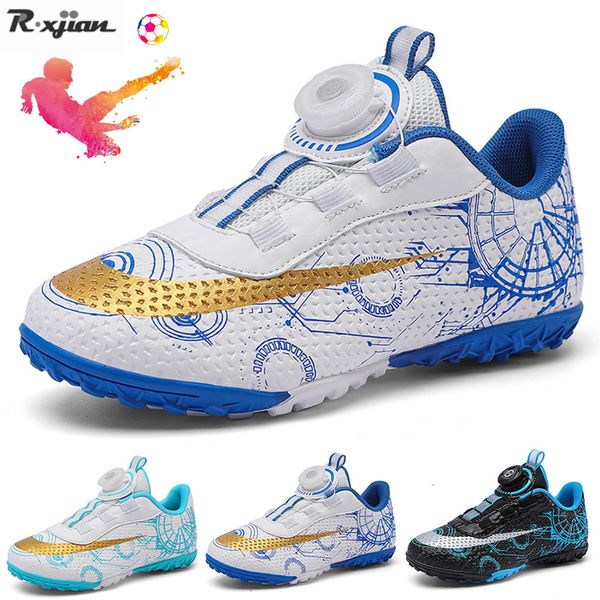 athletic outdoor soccer shoes kids boy brand professional indoor football boots children lightweight outdoor futsal sneakers size 30-39# 230, Black
athletic outdoor soccer shoes kids boy brand professional indoor football boots children lightweight outdoor futsal sneakers size 30-39# 230, Black