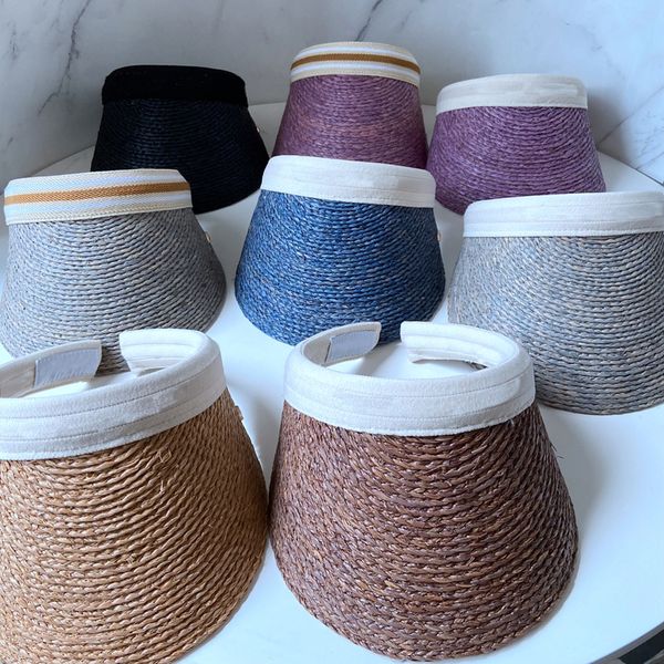 berets 100 lafit fashion sun hat cap female summer 2023 outdoor casual anti uv cycling tennis visor straw empty hats for women 230818, Blue;gray
berets 100 lafit fashion sun hat cap female summer 2023 outdoor casual anti uv cycling tennis visor straw empty hats for women 230818, Blue;gray