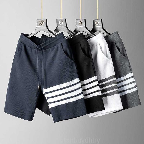 tb fog thom casual shorts waffle four-bar striped tide men's summer trend drawstring cotton brand sports couple mid pants, White;black
tb fog thom casual shorts waffle four-bar striped tide men's summer trend drawstring cotton brand sports couple mid pants, White;black
