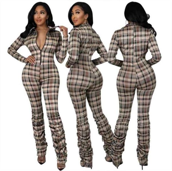 womans plaid jumpsuits elegant slim fit lapel neck zipper spring long sleeve pile of pants fashion pleated rompers6369812, Black;white
womans plaid jumpsuits elegant slim fit lapel neck zipper spring long sleeve pile of pants fashion pleated rompers6369812, Black;white
