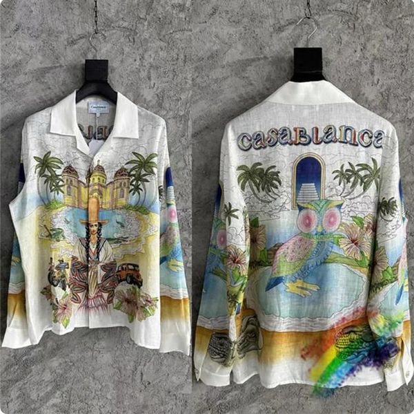 shirts men women long sleeved colorful hawaii beach shirt, White;black 
shirts men women long sleeved colorful hawaii beach shirt, White;black