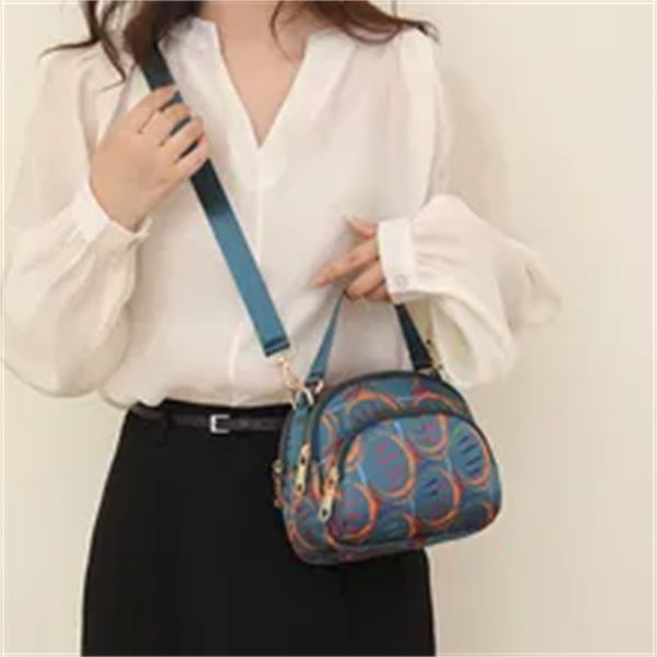 women's versatile crossbody bags waterproof nylon cloth multilayer female light handbags ladies fashion printing shoulder bags a2, Black
women's versatile crossbody bags waterproof nylon cloth multilayer female light handbags ladies fashion printing shoulder bags a2, Black