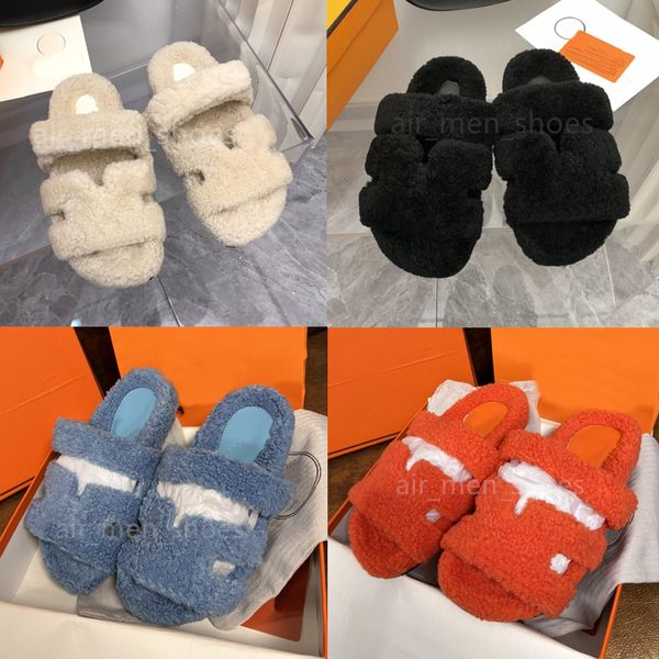 designer chypre slippers women trendy fur slides sandals fluffy shearling wool flat bottom slippers fashion outdoor loafers 35-40 with box, Black
designer chypre slippers women trendy fur slides sandals fluffy shearling wool flat bottom slippers fashion outdoor loafers 35-40 with box, Black